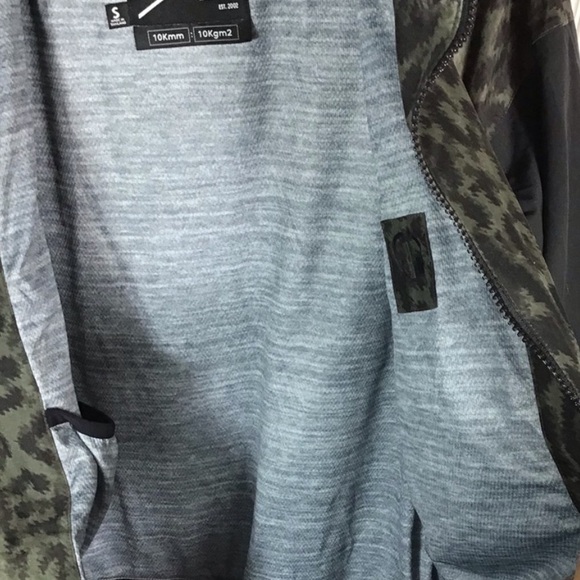 Green and Black Leopard Print ARMADA Ski / Snowboard Jacket - Picture 9 of 11